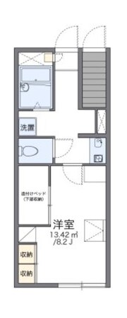 レオパレスグリーンヒル古宮の物件間取画像